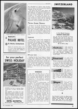 1955 Rudolf Rominger Ski Champ Photo Badrutt's Palace Hotel St. Moritz Print Ad picture