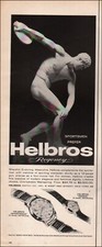 1957 Vintage ad Helboros Regency retro Watches Sportsman Statue  11/15/22 picture