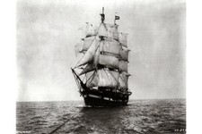 Photo:Wanderer Ship Charles W Morgan Movie Down to the Sea in Ships c1922 picture
