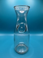 Clear Quart MILK Bottle Since 1852 Circle Label Glass Pint 6 picture