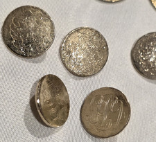 Vintage Ben Silver Charleston SC 1/20 14K Gold Filled Blazer 9 Button Set picture