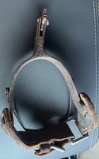 SINGLE Western Cowboy Spur - BB - BOB BLACKWOOD  OFFSET Bull Riding Spur picture