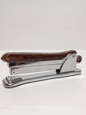 Vintage Ace Aceliner 502 Marbled Handle Desk Stapler Tested Working USA picture