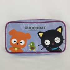 Vintage Sanrio Chococat Merch Pencil Case Full Zip Purple Clean 90s picture