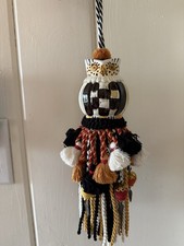 McKenzie Childs Owl Tassel  HTF picture