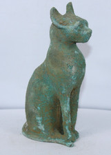 Ancient Egyptian Pharaonic Civilization For Bastet Cat Bast Bronze Statue picture