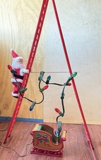 READ Vintage 2004 Mr. Christmas Stepping Moving Santa Lights 15 Carols Holiday picture