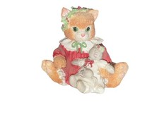 1993 Enesco Calico Kittens Dressed In Our Holiday Best Priscilla Hillman Christm picture