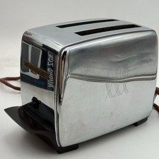 Vintage ToastMaster Super Deluxe Automatic Pop Up Toaster Model 1B16 Tested picture