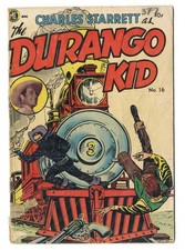 Charles Starrett Durango Kid #16 Magazine Enterprises 1951 Frazetta White Indian picture