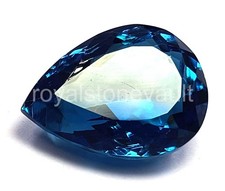 87.35 Ct Natural Blue Sapphire Pear Shape  IGL Certified Loose Gemstone 5AOF picture