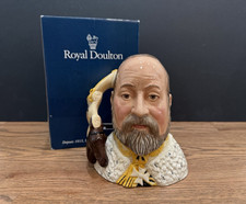 ROYAL DOULTON 'EDWARD VII' LARGE CHARACTER JUG D7154 2000 LTD. 1000 - 'CLASSICS' picture