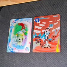 Disney Pixar Toy Story 4 Forky 2-Card Lot Notebook's Spatula TS05-SSR10 picture