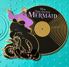 PALM  The Little Mermaid Ursula vinyl record Pin Signature Edition 500 picture