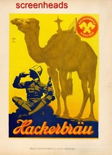ORIGINAL 1926 GERMAN COLOR POSTER PRINT 