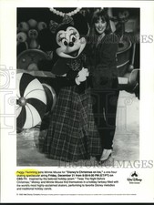 1991 Press Photo Peggy Fleming,
