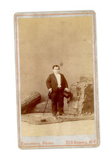 1880s Admiral Dot Signed CDV P.T. Barnum Sideshow Charles Eisenmann Photo picture
