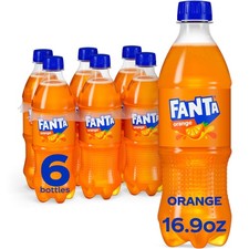Fanta Orange Soda Soft Drink, 16.9 fl oz (Pack of 6), picture