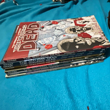 The Walking Dead Vol 1-7 Trade Paperback Lot Image Comics Robert Kirkman picture