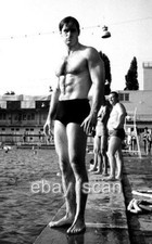 Marek Perepeczko BARECHECTED BEEFCAKE SPEEDOS    8X10 PHOTO  picture