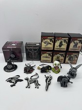 Huge Gothic Halloween Ornament Lot HorrorNaments Gargoyle Clown Witch Nemesis picture