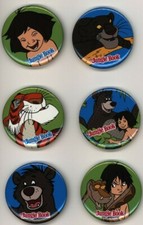 1990s Jungle Book Set of (6) 2 1/4