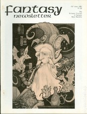 Fantasy Newsletter fanzine #37 VG 1981 Stock Image Low Grade picture