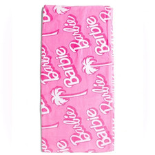 Barbie Oversized Beach Pool Towel Palm Trees 100% Cotton Extra Large 36