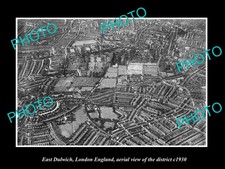 East Dulwich London England Aerial View c1930 1 Old Large Historic Photo picture