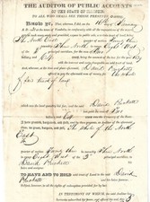 [Early Illinois] Black Hawk War Officers Involved In Vandalia Land Purchase picture