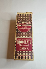 1950s-1960s SEATTLE VITAMILK CHOCOLATE MILK WAX CARTON 1 QUART DAIRY CONTAINER picture