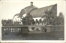 San Diego CA Botanical Building Oakes c1915 Real Photo Vintage Postcard bhn picture