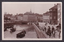 Vintage postcard DENMARK Copenhagen Ved Stranden Channel picture