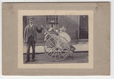 Milkman Milk Cart Norwich Dairy Supply Prince Wales Road c1910s VTG Photo picture
