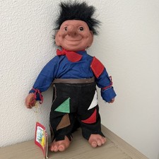 Vintage Norwegian Troll Figurine (farm troll) by TROLL-LAND with tag  picture