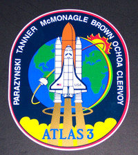 NASA -  Atlas 3  Mission  -  Sticker -  4 1/2 