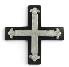 WW1  Rare German  Freikorps Original Baltic Cross First Class. Silver. picture