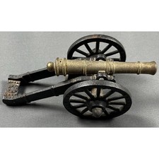 Vintage Penncraft Mt Penn PA Miniature Cannon Cast Iron Brass Civil War Model picture