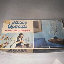 Rare Vintage 1972 Hobby Opticals Dream  Tree Fiber Optic Lamp Kit #984 picture