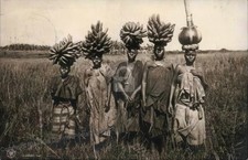Germany 1908 Togo Africa Native Women RPPC Photo Postcard COPY picture