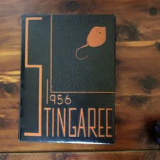 1956 Texas City, Texas High School Yearbook Stingaree Vintage Hardcover TX picture