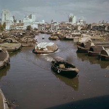 Singapore River Waterfront 1965 Historic Old Photo 1 picture