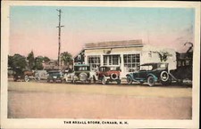 Canaan NH Rexall Drug Drugstore Store Cars c1920s Postcard picture