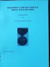 US Army 1899 Philippine Campaign Medal Roster Roll ex Gleim Planchet Press Book picture