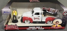 Jada Tapatio Hot Sauce Charro Man & 1953 Chevy Pickup Truck Collectible Vehicle picture