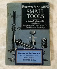 1941 Brown & Sharpe Small Tools Catalog No. 34 MACHINISTS BOOK PROVIDENCE 7/10 picture