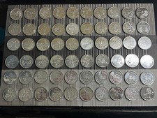 ALL 69 DISNEY WORLD 100th ANNIVERSARY SILVER COINS MEDALLIONS MICKEY MINNIE picture