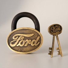Ford 1903 Cast Iron Lock with Keys picture
