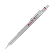 rOtring 600 Silver Mechanical Pencil 0.7mm Precision Drawing Ergonomic Design picture