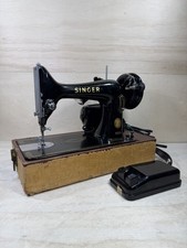 Vintage 1955 Singer 99K Portable Sewing Machine With Pedal (no top case) Tested picture